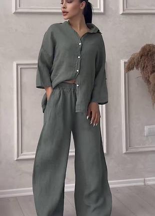 Костюми з вільною сорочкою та штанами gr-84123