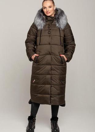 Пальто miorichi barbara 58 хакі (01021-khaki-green58)