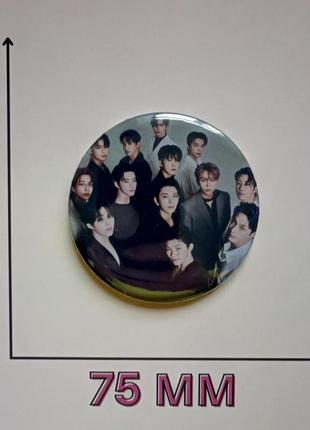 Значок севентін севентин seventeen 7.5 см