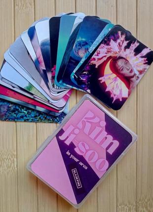 Lomo cards ломо-карти кім джісу jisoo black pink блек пінк 20 карток