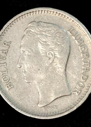 Монета венесуэлы 50 сентимо 1965 г.2 фото