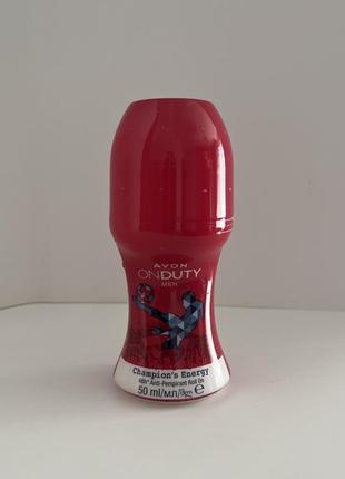 Дезодорант-антиперспирант с шариковым аппликатором "энергия чемпионов" для мужчин, 50мл.