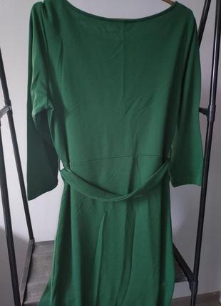 Платье повседневная зеленая яркая3 фото