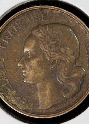 Монета франции 10 франков 1951 г.2 фото