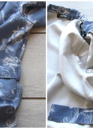 Сукня халат в квітковий принт на поясі від missguided5 фото