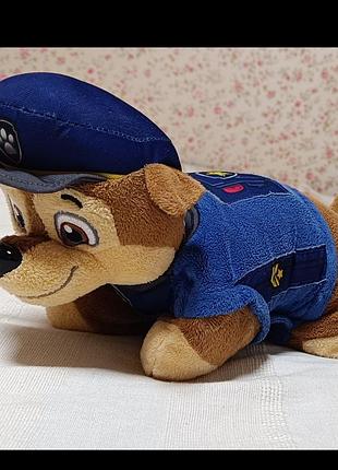 Мягкая игрушка подушка щенячий патруль гонщик 30 *30 см