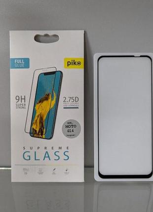 Защитное 5d стекло motorola moto g14 захисне скло piko full glue