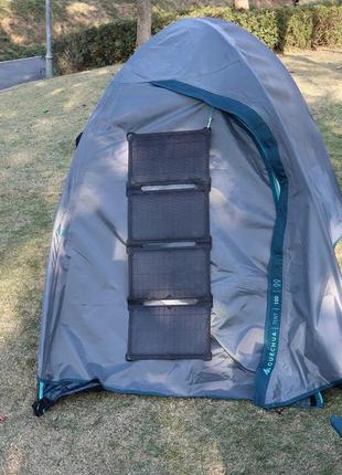 Солнечная переносная панель 30w, 5v usb etfe power bank charger solar, черная5 фото