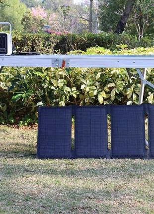 Солнечная переносная панель 30w, 5v usb etfe power bank charger solar, черная7 фото