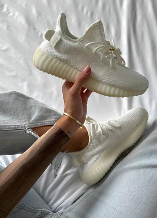 Кроссовки adidas yeezy 350 v2 boost white10 фото