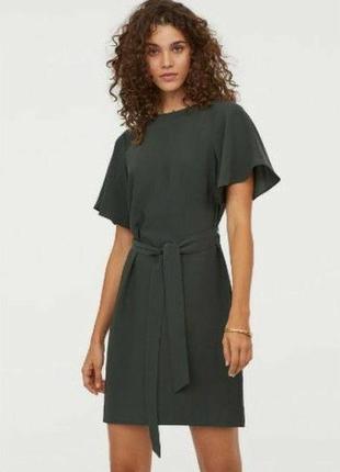 Красивое легкое платье на поясе от h&m