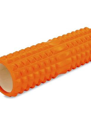 Роллер для йоги и пилатеса gemini grid spine roller 45см*12см g0013-bk топ