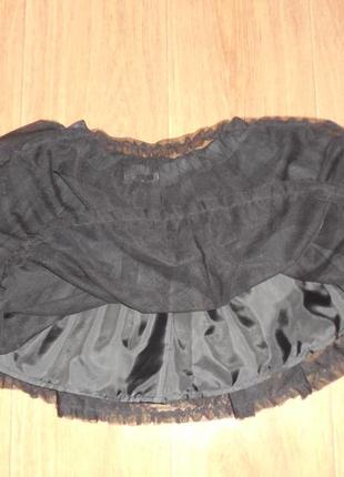 Пышная юбка h&m 2 слоя фатина + подклад, 6-7 лет (122 см)2 фото