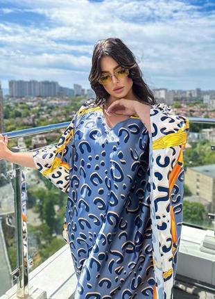 Сукня-туніка жіноча різнокольорова
