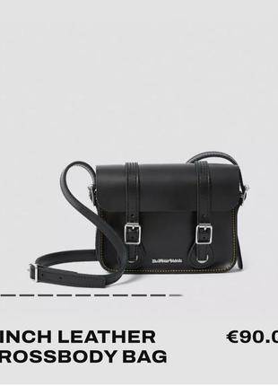 Dr. martens pisa leather crossbody сумка кросс боди кожа /9874/3 фото