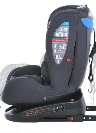 Автокресло 0-36 кг с isofix elcamino everest dark gray с isofix и top tether2 фото