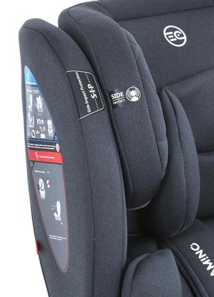 Автокресло 0-36 кг с isofix elcamino everest dark gray с isofix и top tether7 фото