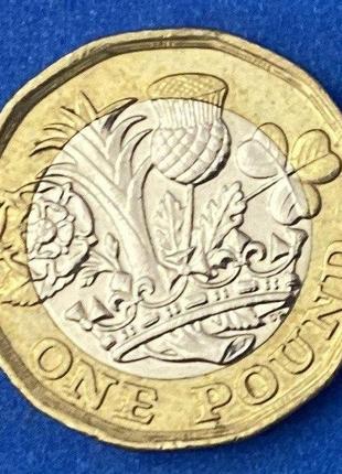 Монета великобританії 1 фунт 2019 р.2 фото