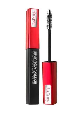 Тушь isadora build-up mascara extra volume 02 - dark brown (темно-коричневый)