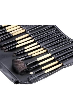 Набір пензлів для макіяжу, кісточки для макіяжу3 фото