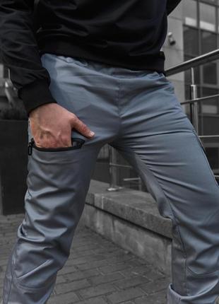 Мужские повседневные демисезонные котоновые брюки карго6 фото