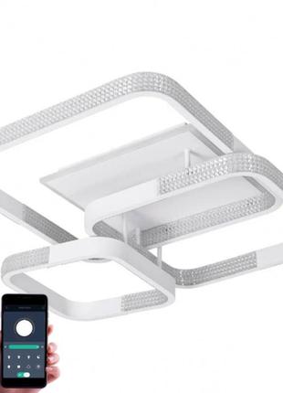 Потолочный светодиодный светильник luminaria akrilika square 130w 4s white с пультом ду