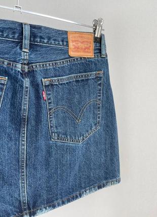 Женская джинсовая юбка levi’s оригинал4 фото