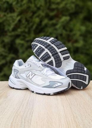 New balance 725 белые с серым9 фото