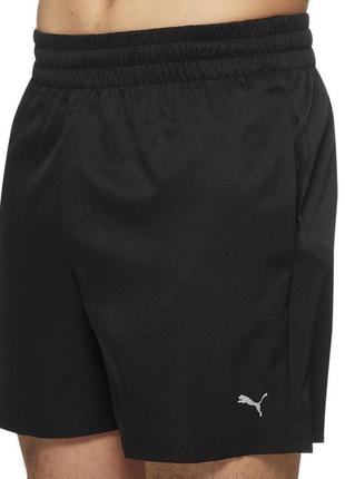 Чоловічі чорні спортивні шорти puma performance woven 5" shorts оригінал розмір s як нові2 фото