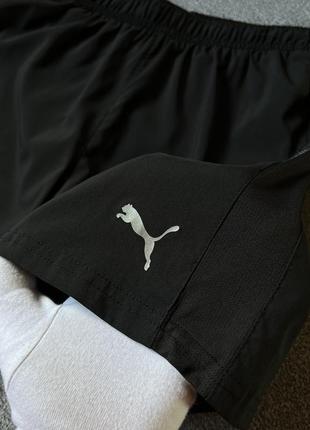 Чоловічі чорні спортивні шорти puma performance woven 5" shorts оригінал розмір s як нові6 фото