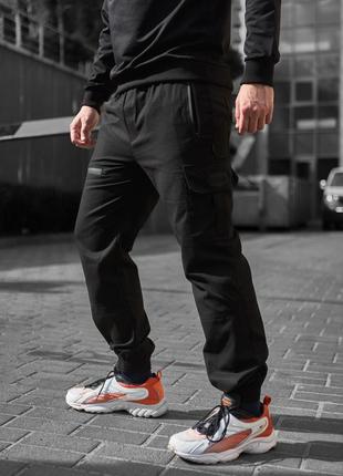 Мужские повседневные коттоновые демисезонные брюки карго2 фото