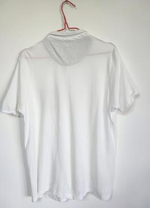 Тенниска футболка мужская белая плотная прямая широкая классическая повседневная twisted soul man, размер l5 фото