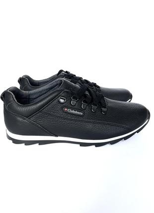 Мужские кожаные кроссовки clubshoes