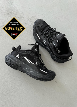 Мужские водонепроницаемые беговые кроссовки nike acg mountain fly gore-tex black