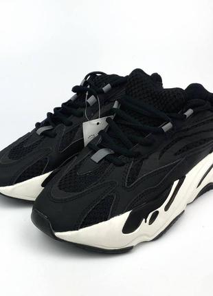 Кроссовки adidas yeezy boost 700 v2 black&white2 фото