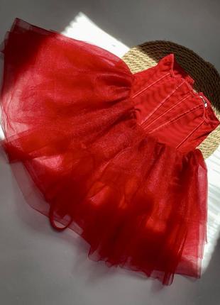 Сукня дитяча корсет фатин