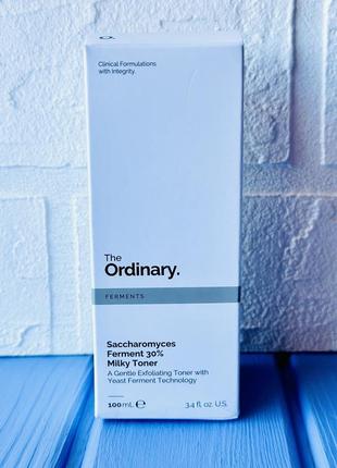 The ordinary - saccharomyces ferment 30% milky toner - разглаживающий тоник с...