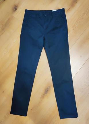 Брюки брюки мужские синие slim tom tailor man, размер m