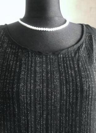 Ефектна кофточка батал з люрексом