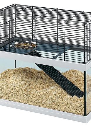 Скляна клітка для щурів, мишей і піщанок ferplast gabry (ферпласт гебрі)