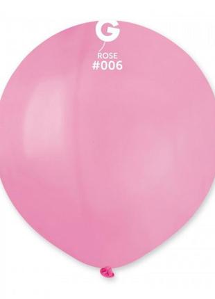Шарик воздушный 19 дюймов (48 см) пастель розовый