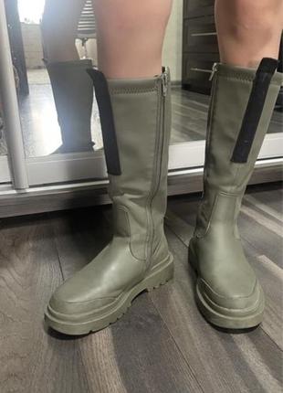 Чоботи сапоги zara