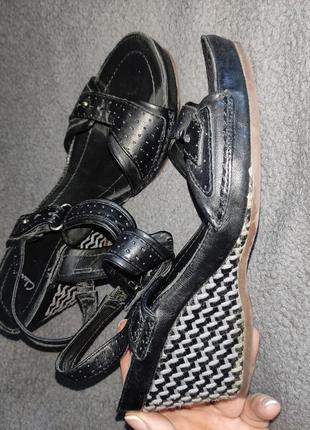 Clarks англ.4 37p 24см на 23.5 натуральная кожа