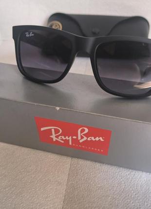 Сонцезахисні окуляри ray-ban justin rb 4165 622/t3 54 мм. gradient grey polar