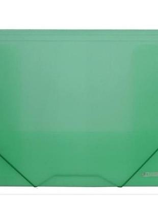 Папка на гумках а4 4office 4-259-04 прозора зелена 500мкн рр (1/30)