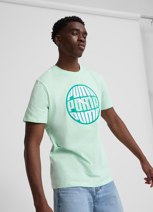 Мужская футболка puma circular logo men's tee новая оригинал из сша