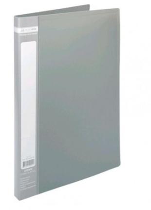 Папка-швидкозшивач buromax 3406-09  а4 сіра  (1/20)
