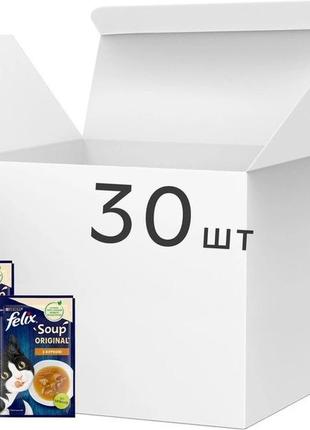 Додатковий корм для кішок purina felix soup суп з куркою 30х48гр