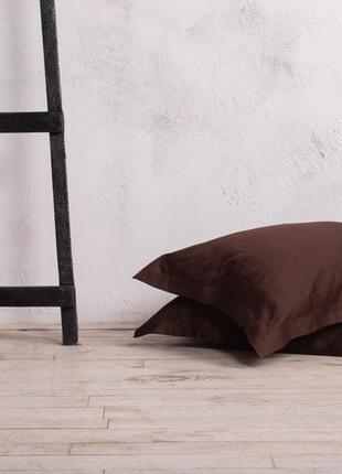 Комплект постельного белья полуторный brownie с натурального сатина 150х210 см2 фото