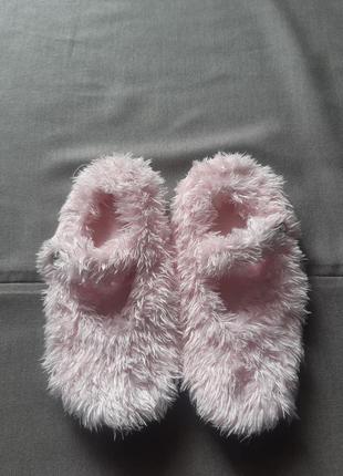 Флисовые домашние тапочки 100131